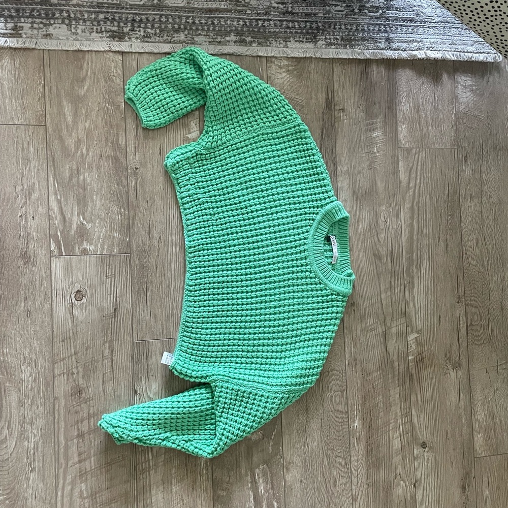 Green Knit Sweater